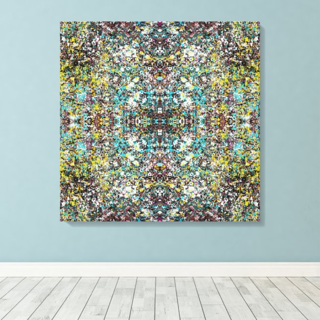 Geared Toward Abstract Art Design Lover  Leinwanddruck (Insitu (Holzboden))