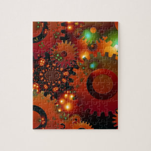 Gears Clock Office Design Digital Art Destination