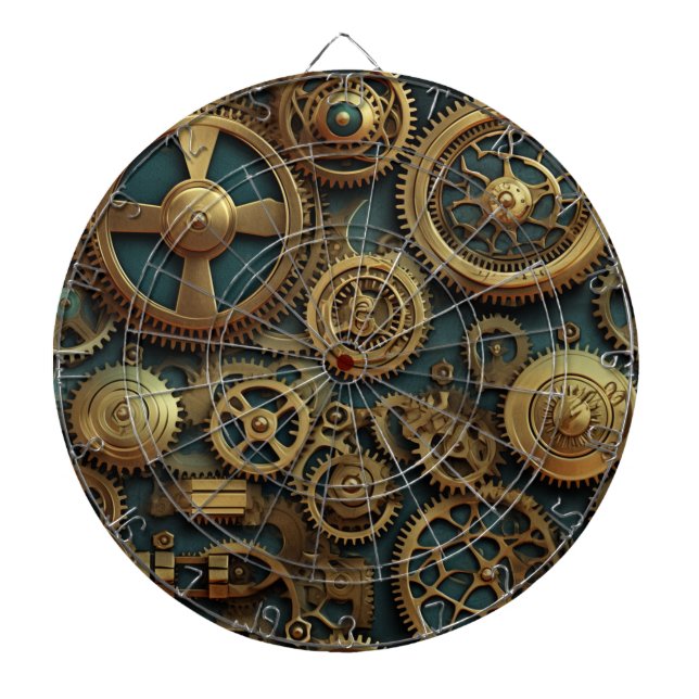 Gears Pattern Dartboard Dartscheibe (vorne)