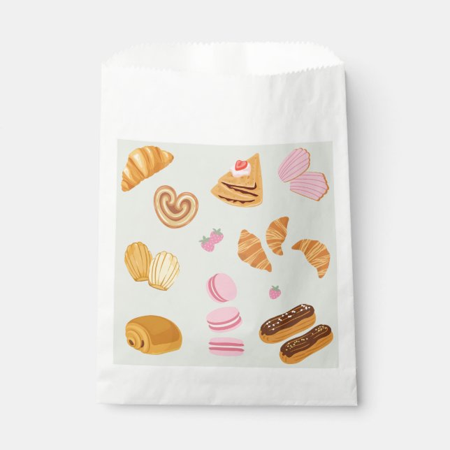 Gebäck in Paris Geschenktütchen (Vorderseite)