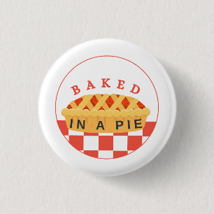 Gebacken in einem Kuchen Collectible Button
