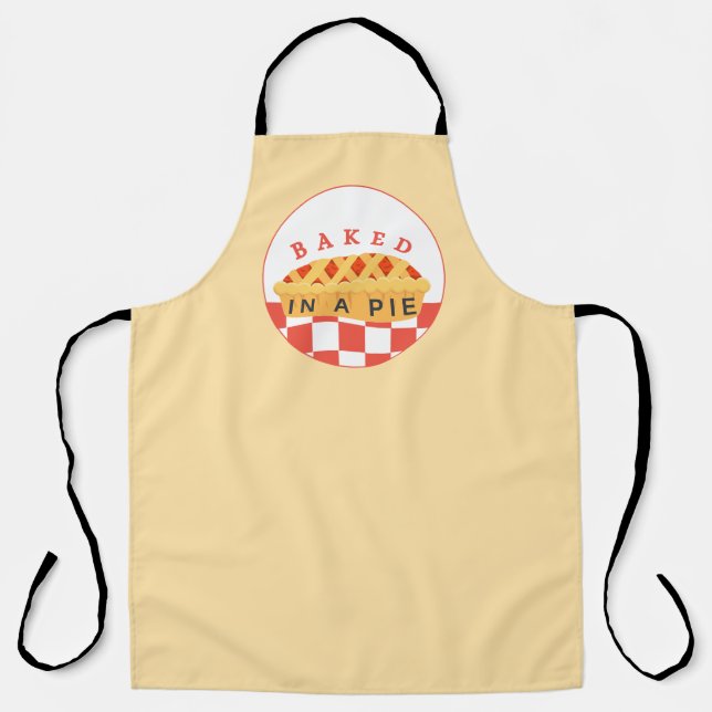 Gebacken in einer Kuchen-Schürze Schürze (Vorderseite)