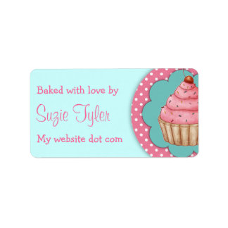 Gebacken mit Liebe - Etiketten Adressaufkleber