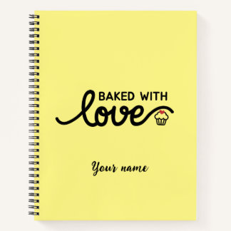Gebacken mit Liebe Funny Notizbuch