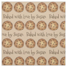 Gebacken mit Liebe Personalisierte Schokolade Chip Stoff