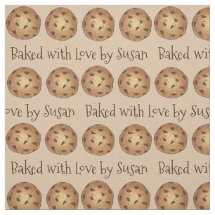 Gebacken mit Liebe Personalisierte Schokolade Chip Stoff