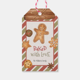 Gebacken mit Liebe Weihnachtsgeschenke Tags Geschenkanhänger