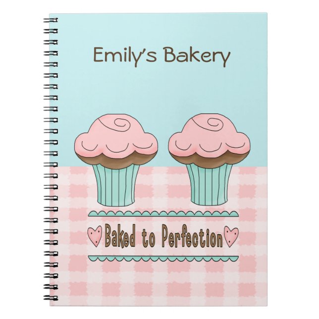 Gebacken zum Perfektions-Notizbuch Notizblock (Vorderseite)