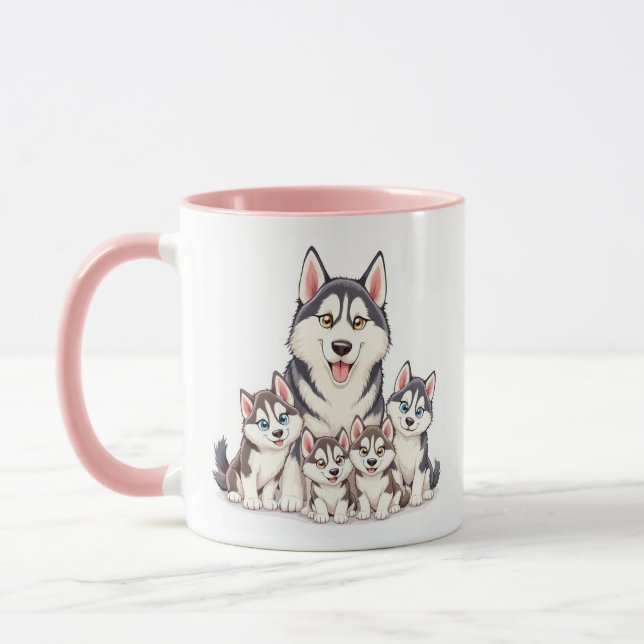 Gebackene Kissen Tasse nie aufgeben - Motivierend (Links)