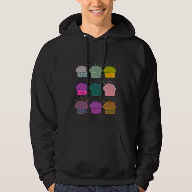 gebackene Muffins Hoodie (Vorderseite)