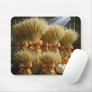 Gebackene Weizenschalen im Stall mit Pumpkins Mousepad