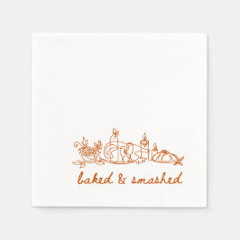 gebackener Erntedank Serviette