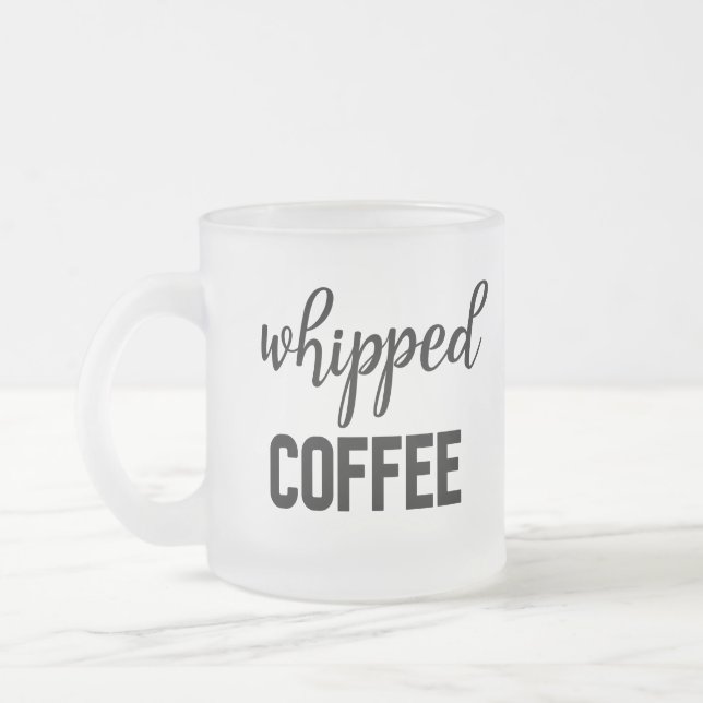 Gebackener Kaffee Mattglastasse (Links)