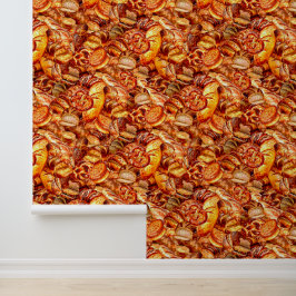 Gebackenes Brotmuster Tapete