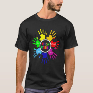 Gebärdensprach-Hand-Puzzle Autismus-Bewusstsein Un T-Shirt