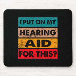 Gebärdensprach-Spaß Gehörloser Stolz Bewusstsein G Mousepad