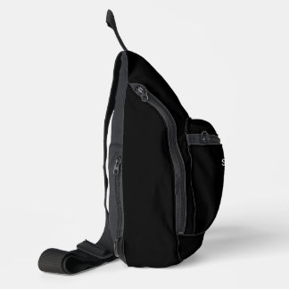Gebärdensprachdolmetscher Schlinge Tasche Schwarz