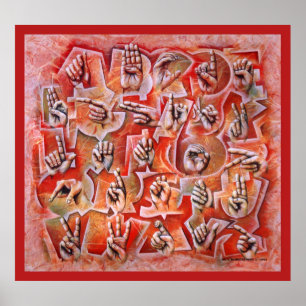 Gebärdensprache 2 poster