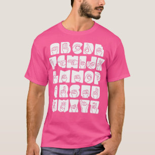 Gebärdensprache Alphabet ASL 1 T-Shirt