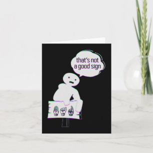 Gebärdensprache ASL American Hand Talking Awarenes Karte