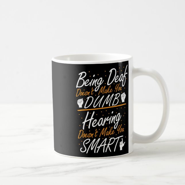 Gebärdensprache - Asl Deaf Pride Kaffeetasse (Rechts)