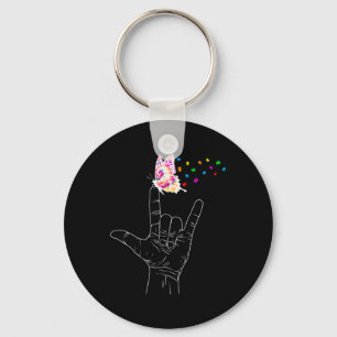 Gebärdensprache Ich Liebe Dich Hand Gebärdensprach Schlüsselanhänger