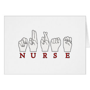 GEBÄRDENSPRACHE KRANKENSCHWESTERASL FINGERSPELLED