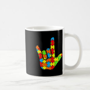 Gebärdensprache Liebe ASL Autismus Geschenk Bewuss Kaffeetasse