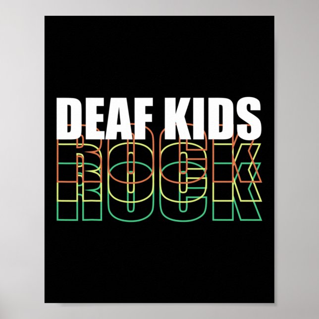 Gebärdensprache Poster (Vorne)