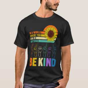Gebärdensprachlehrer Gebärdensprache Gehörlos Hand T-Shirt