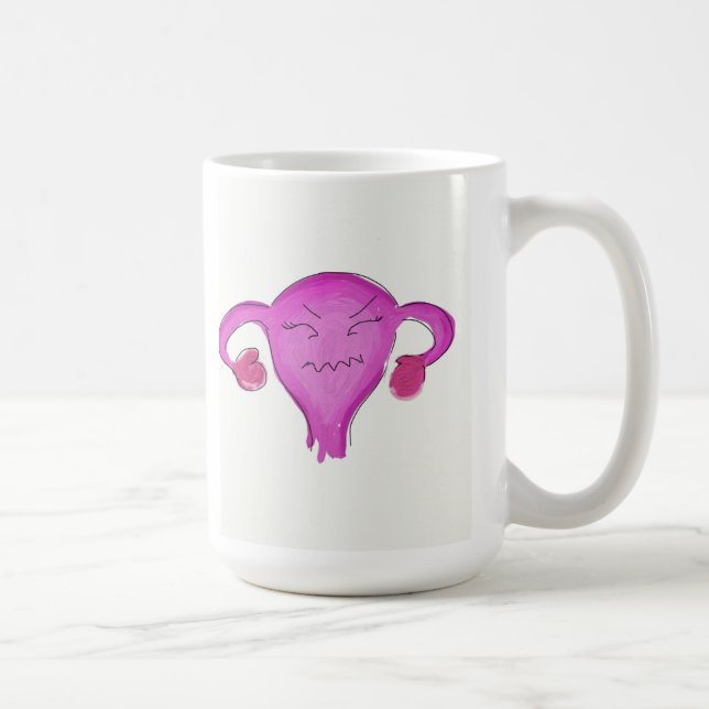 Gebärmutter-Tasse! Kaffeetasse (Rechts)