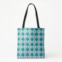 Gebärmutterhalskrebs-Bewusstsein Karo-Tasche, Türk