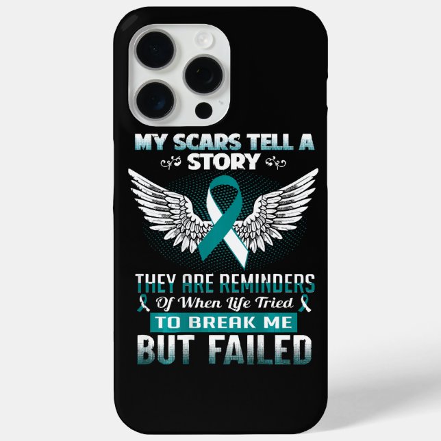 Gebärmutterhalskrebs Frauen Case-Mate iPhone Hülle (Rückseite)