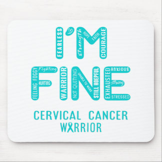 Gebärmutterhalskrebs - ICH BIN FINE Mousepad