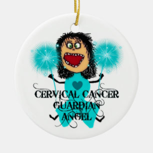 Gebärmutterhalskrebs Keramik Ornament