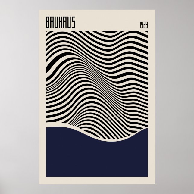 Gebäude 1923 | Retro Design Poster (Vorne)