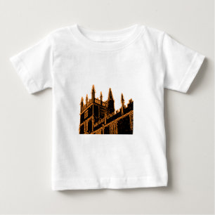 Gebäude 1986 Oxfords England windt sich Orange Baby T-shirt