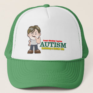 Gebäude Autismus Hat Truckerkappe