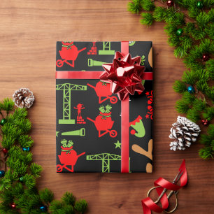 Gebäude Bau Weihnachten Geschenkpapier