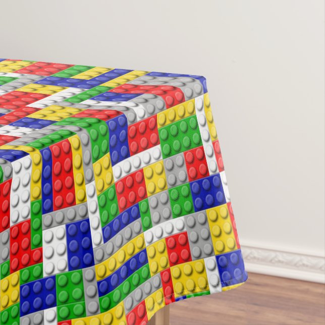 Gebäude Block Boys Geburtstagsparty Tischdecke (Beispiel)