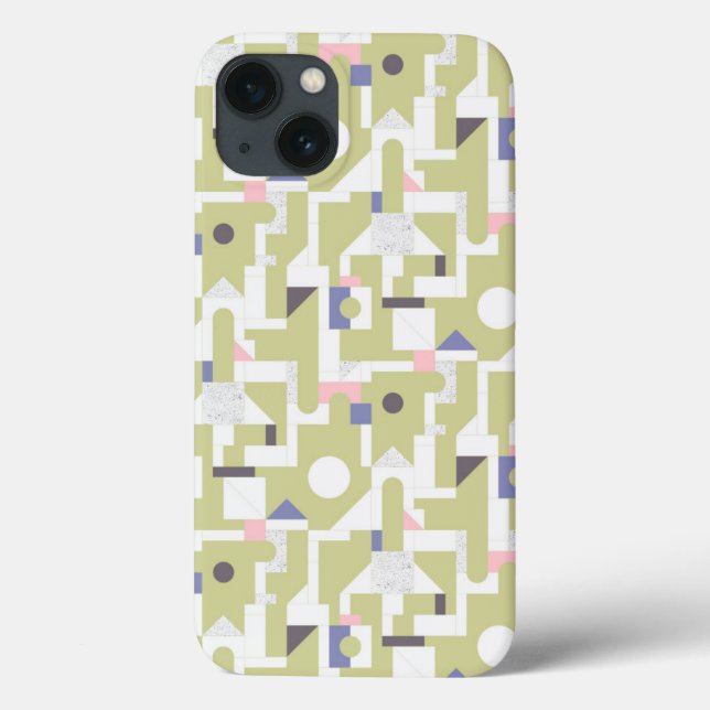 Gebäude-Blöcke Case-Mate iPhone Hülle (Rückseite)