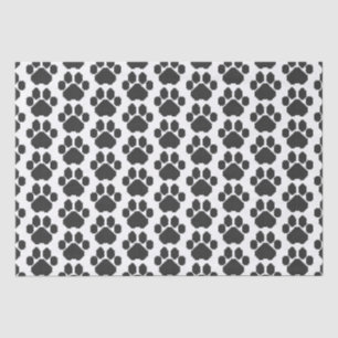 Gebäude-Blöcke für Black Dog Pawprint Seidenpapier