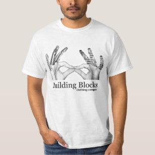 Gebäude blockiert Logot-stück T-Shirt