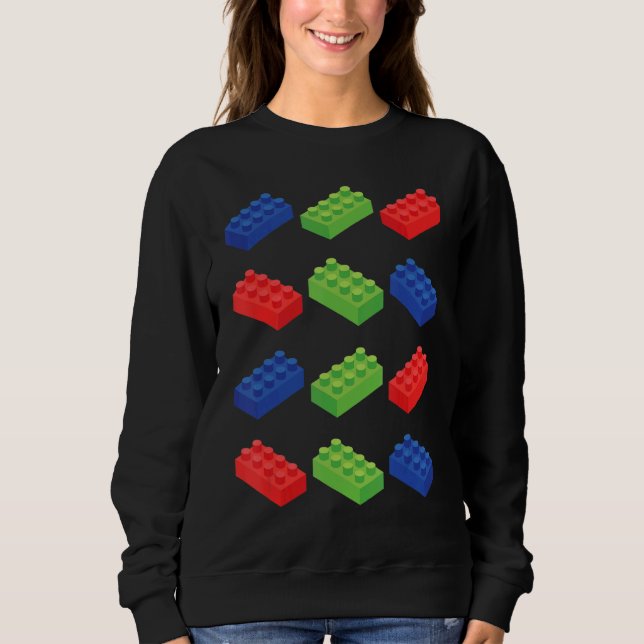 Gebäude blockiert Steine Master Builder Bricklayer Sweatshirt (Vorderseite)