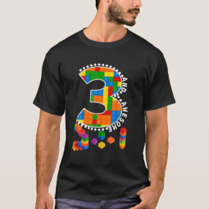 Gebäude blockiert Ziegel 3 Jahre alt Phantastische T-Shirt