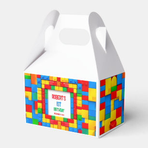 Gebäude Blocks BIRTHDAY Geschenkschachtel