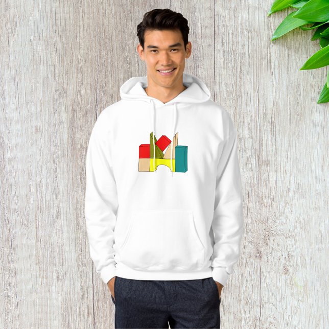 Gebäude Blocks Mens Hoodie (Von Creator hochgeladen)
