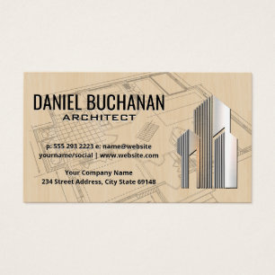 Gebäude Blueprint   Holz