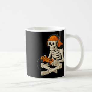 Gebäude Brick Skeleton Video Gaming Halloween Cos Kaffeetasse