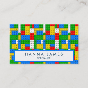 Gebäude Bricks Muster Personalisiert Visitenkarte